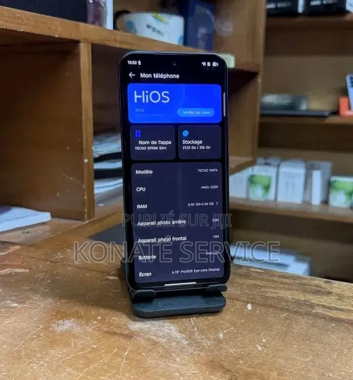 Nouveau Tecno Spark Slim 256 GB Bleu