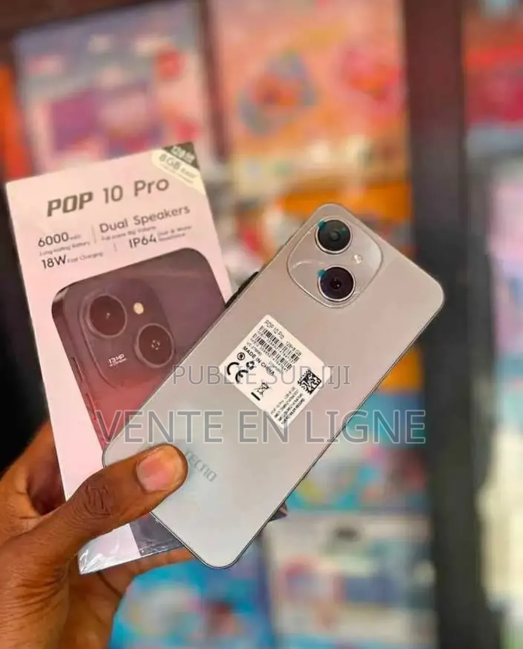 Nouveau Tecno Pop 10 128 GB Bleu