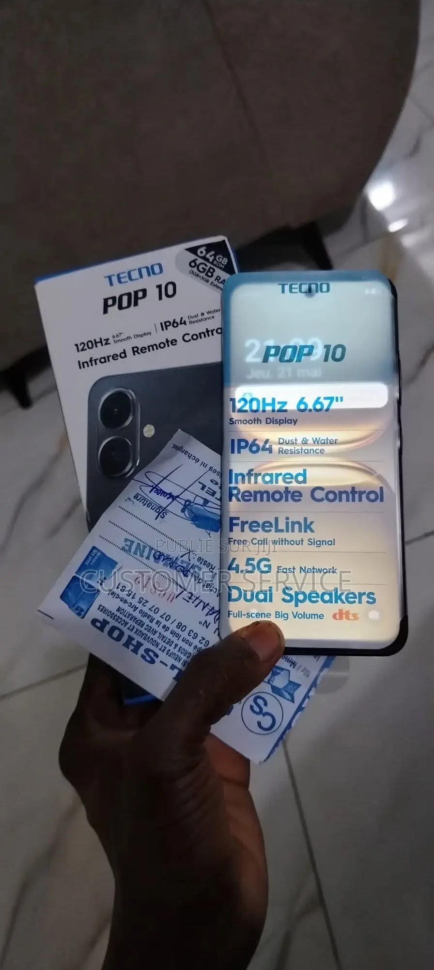 Nouveau Tecno Pop 10 128 GB Autre