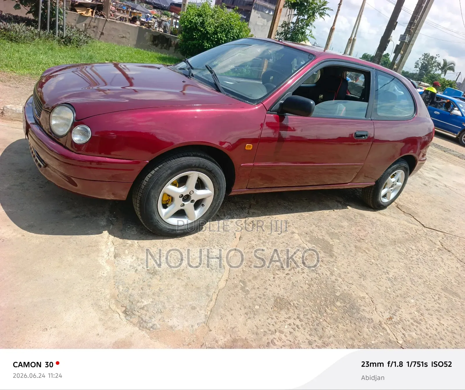 Toyota Corolla 1998 Rouge