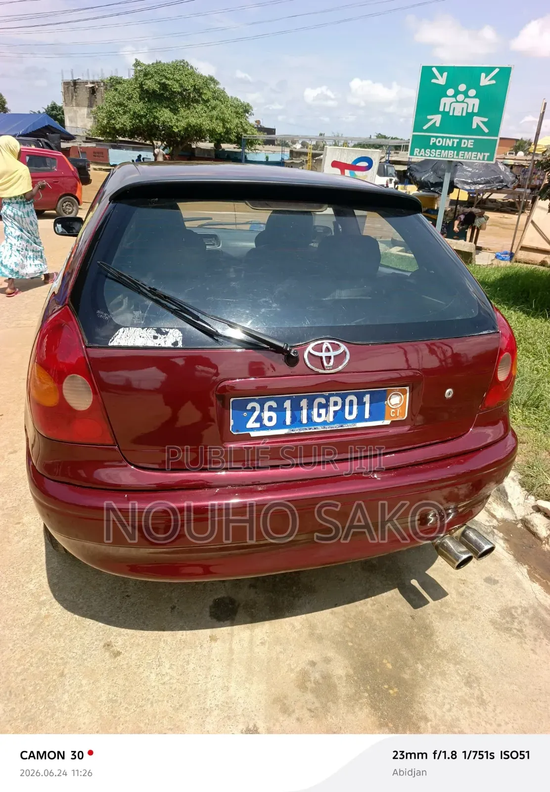 Toyota Corolla 1998 Rouge