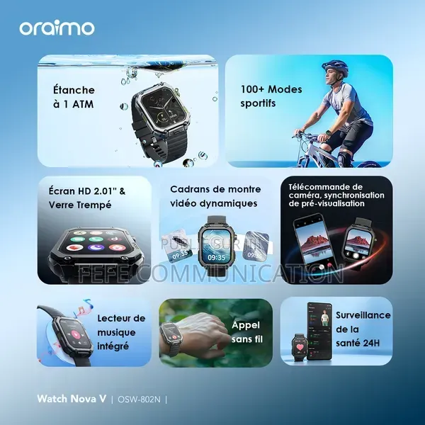 Oraimo Watch Nova v - Montrée Connectée