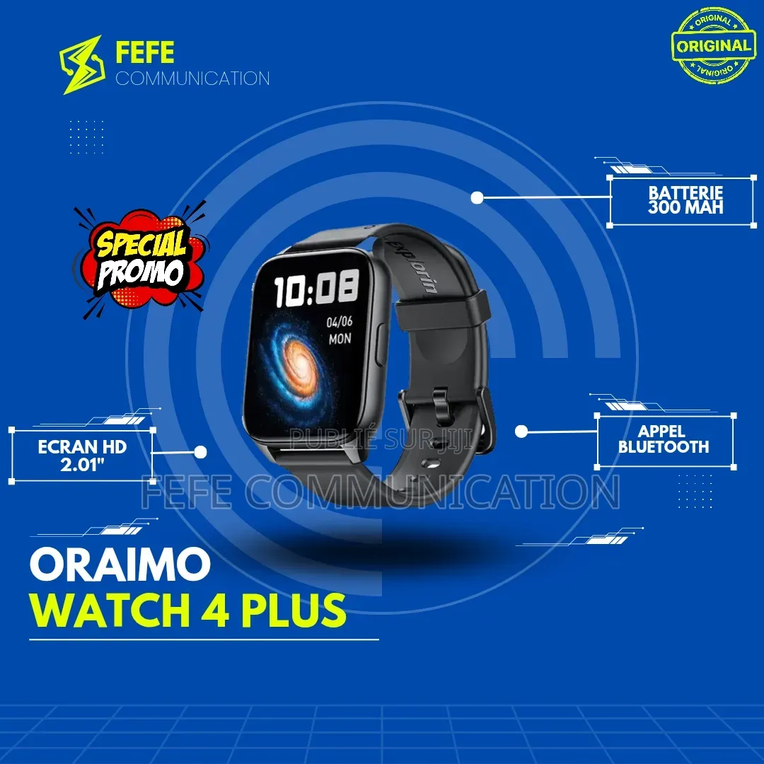 Oraimo Watch 4 Plus - Montre Connectée