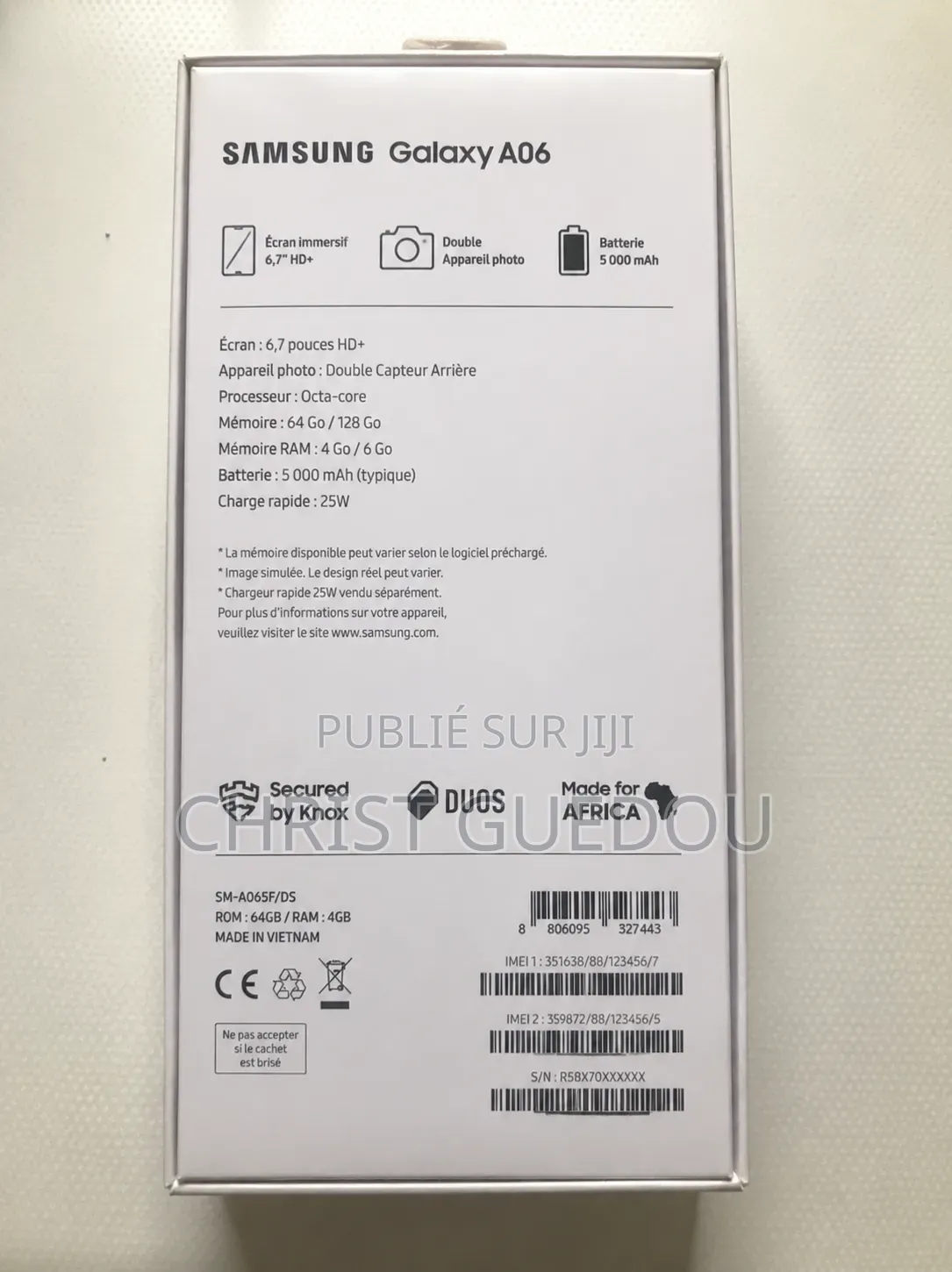 Nouveau Samsung Galaxy A06 64 GB Autre