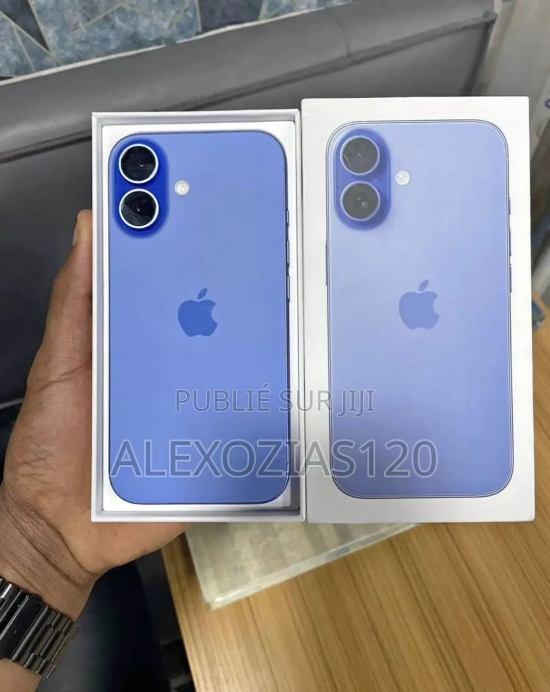 Nouveau Apple iPhone 16 256 GB Bleu