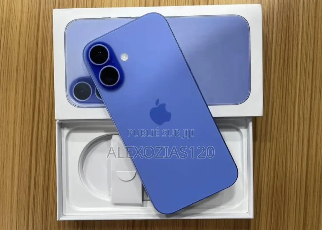 Nouveau Apple iPhone 16 256 GB Bleu