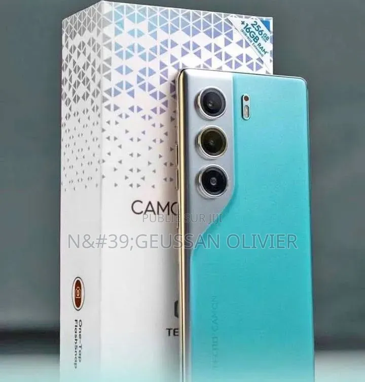 Nouveau Tecno Camon 40 256 GB Bleu