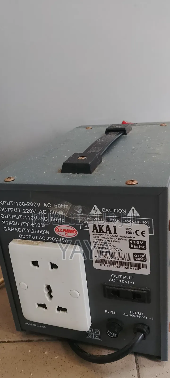 Réfrigérateur + Stabilisateur Électrique – Offre Complète À Saisir
