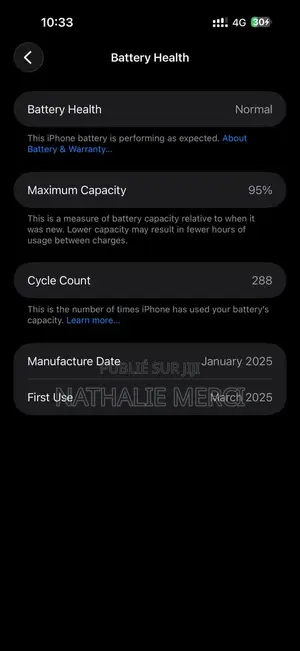 Nouveau Apple iPhone 16 Pro Max 256 GB Noir