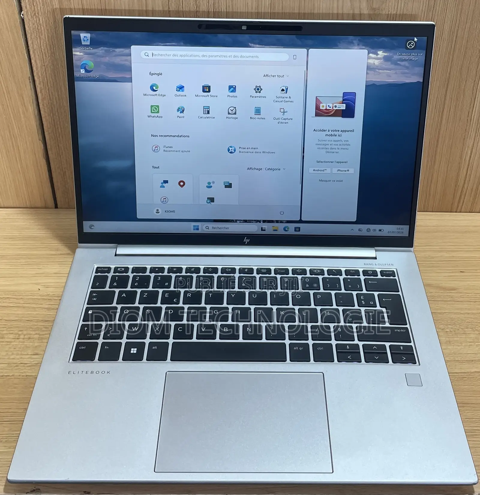 Ordinateur portable HP EliteBook 845 G10 32GB AMD Ryzen 7 SSD 512GB
