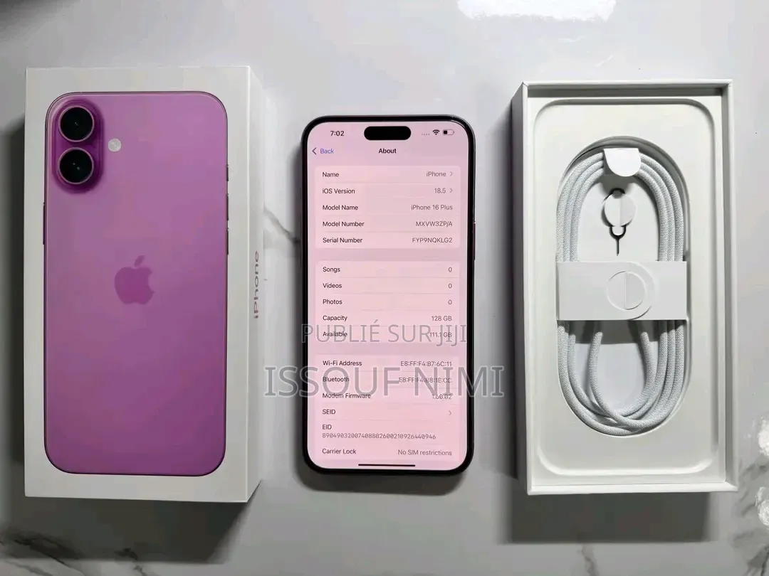Nouveau Apple iPhone 16 Plus 512 GB Autre