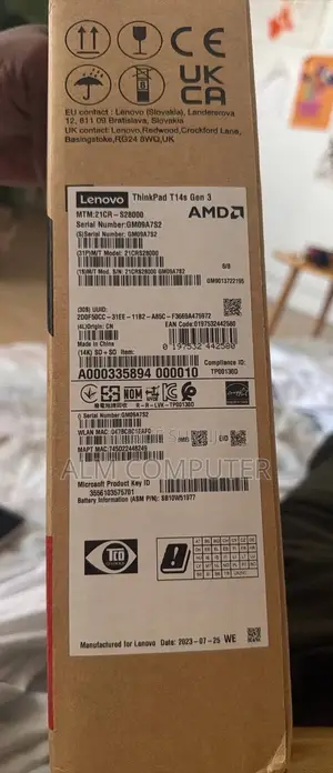 Nouveau Lenovo ThinkPad T14s G4 16GB AMD Ryzen 5 SSD 512GB