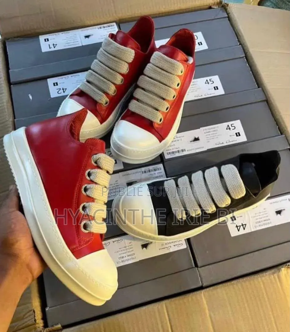 Rick Owens Matiere Cuir Authentique Original Qualite Irréproc