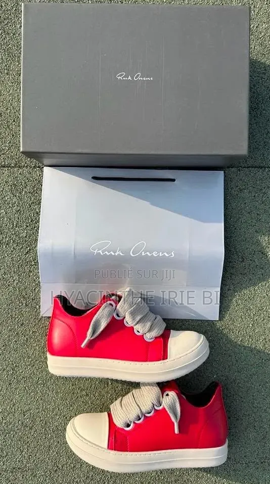 Rick Owens Matiere Cuir Authentique Original Qualite Irréproc