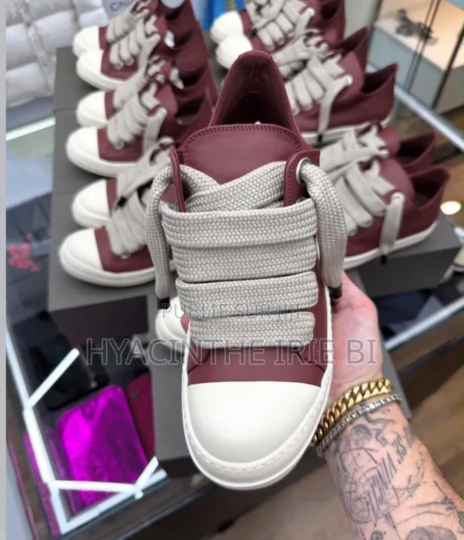 Rick Owens Matiere Cuir Authentique Original Qualite Irréproc
