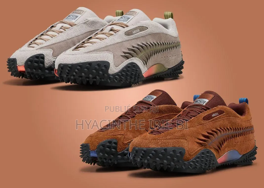 Puma Aries Authentique Semelle Cramponné Original Qualité