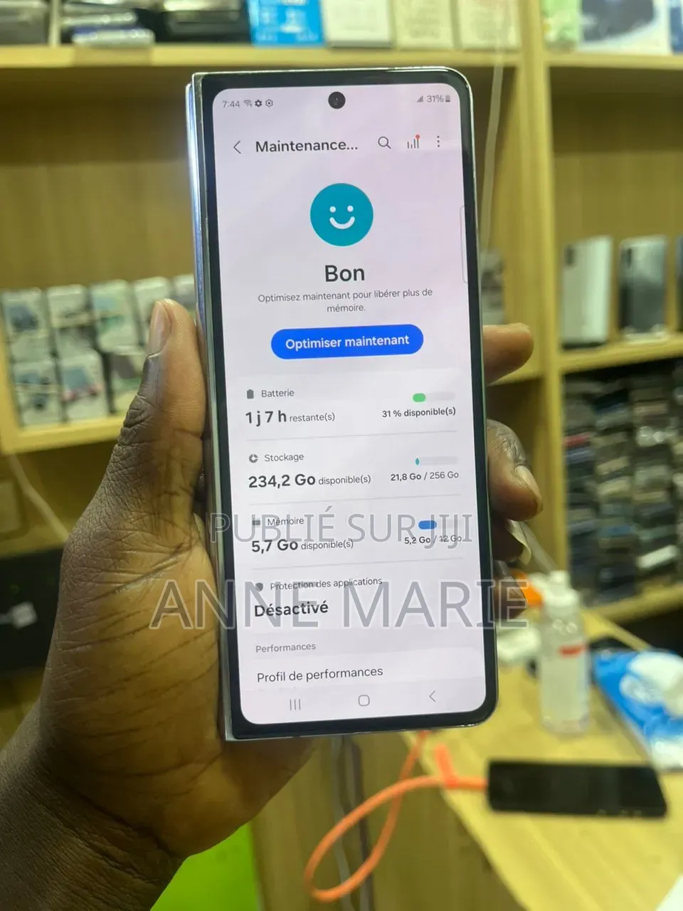 Samsung Z 16 GB Bleu