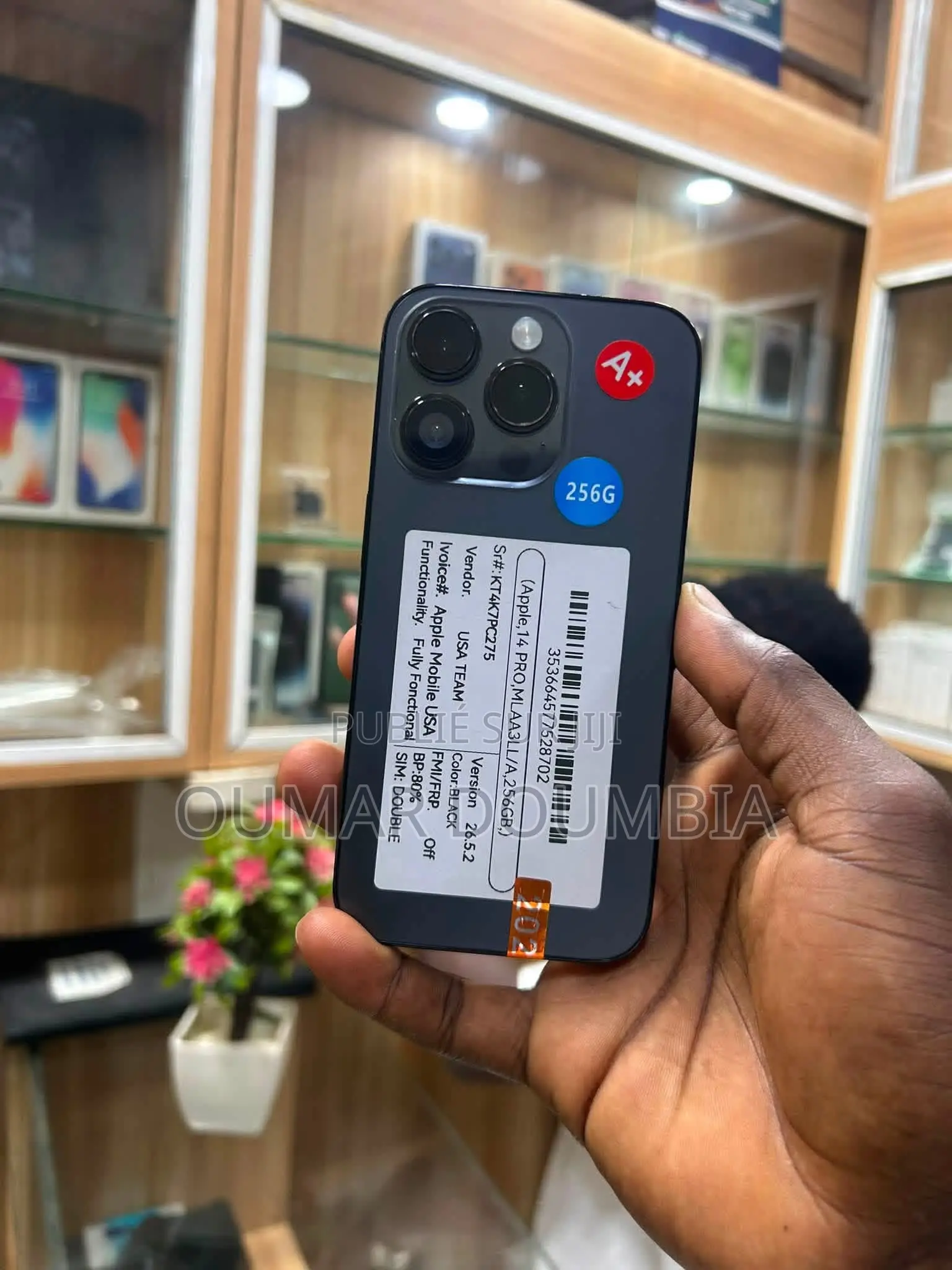 Nouveau Apple iPhone 14 Pro 256 GB Noir