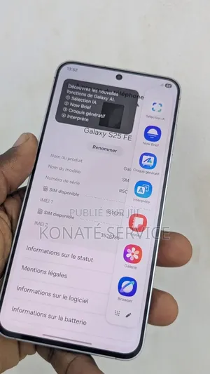 Nouveau Samsung Galaxy S25 FE 512 GB Autre