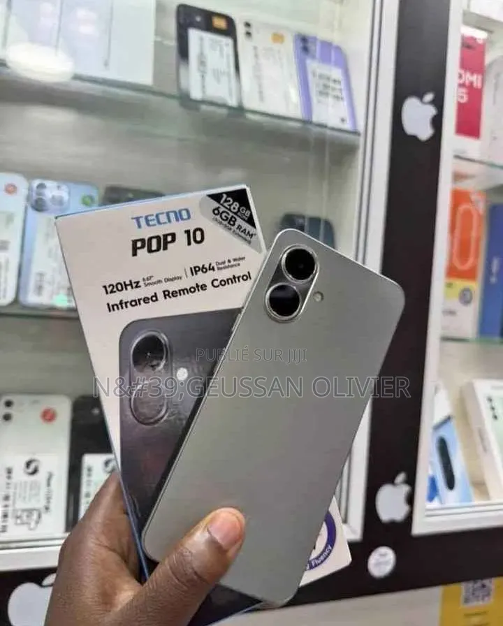 Nouveau Tecno Pop 10 64 GB Blanc