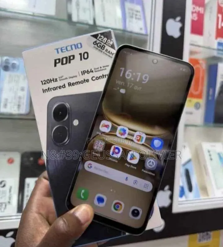 Nouveau Tecno Pop 10 64 GB Blanc