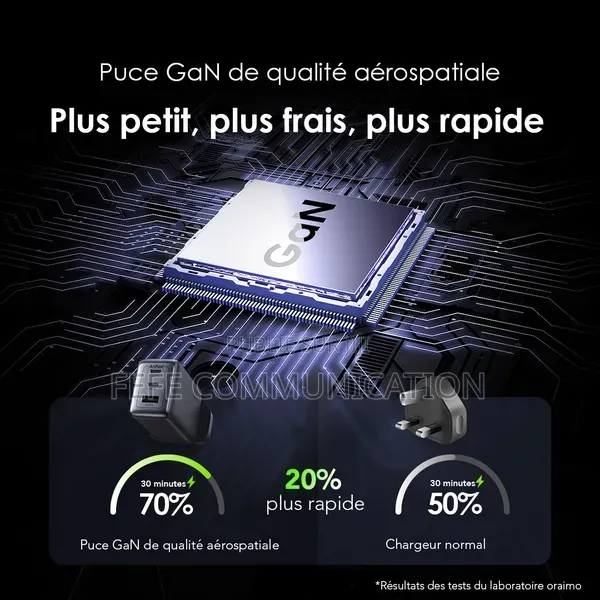 Oraimo Hypergan 65 - Kit De Chargeur Rapide 65w