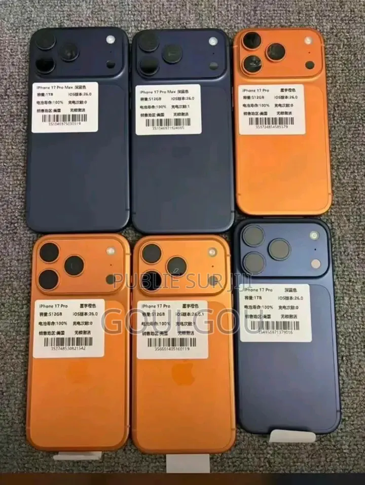 Nouveau Apple iPhone 17 Pro Max 512 GB Blanc