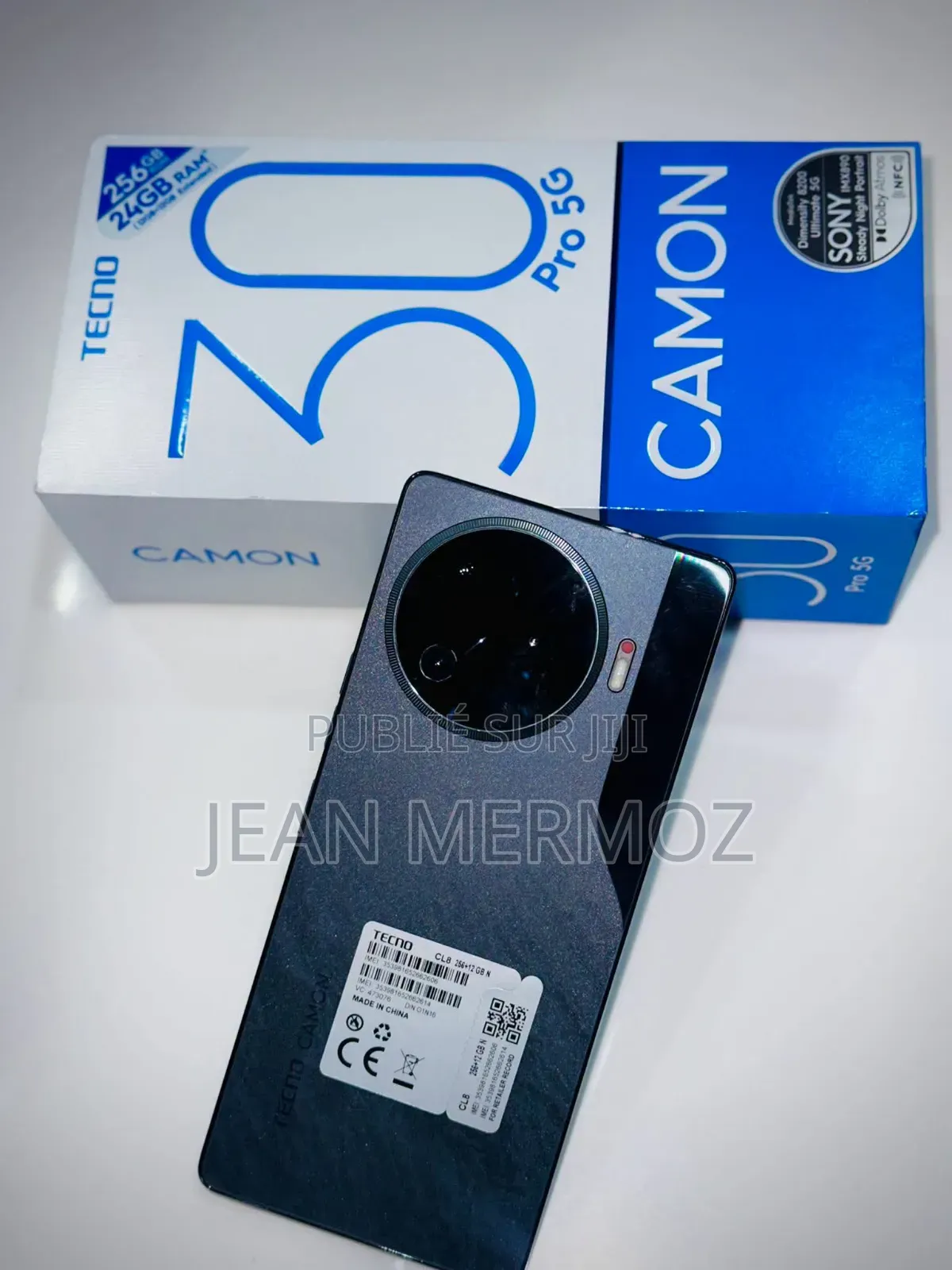 Nouveau Tecno Camon 30 256 GB Noir