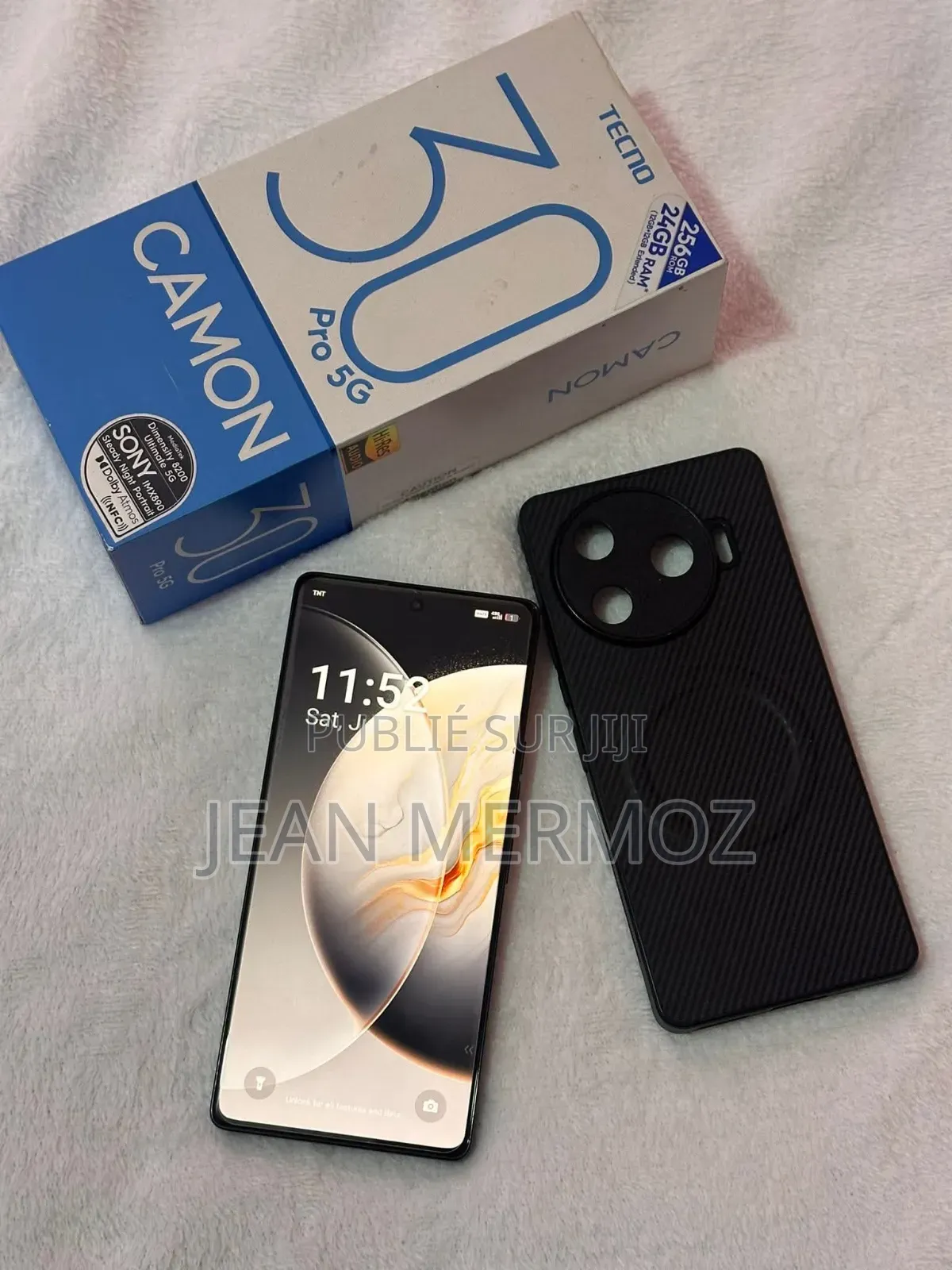 Nouveau Tecno Camon 30 256 GB Noir