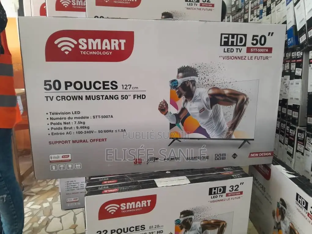 Smart Tv Led - Android - Crown Mustang 50" Full Hd
