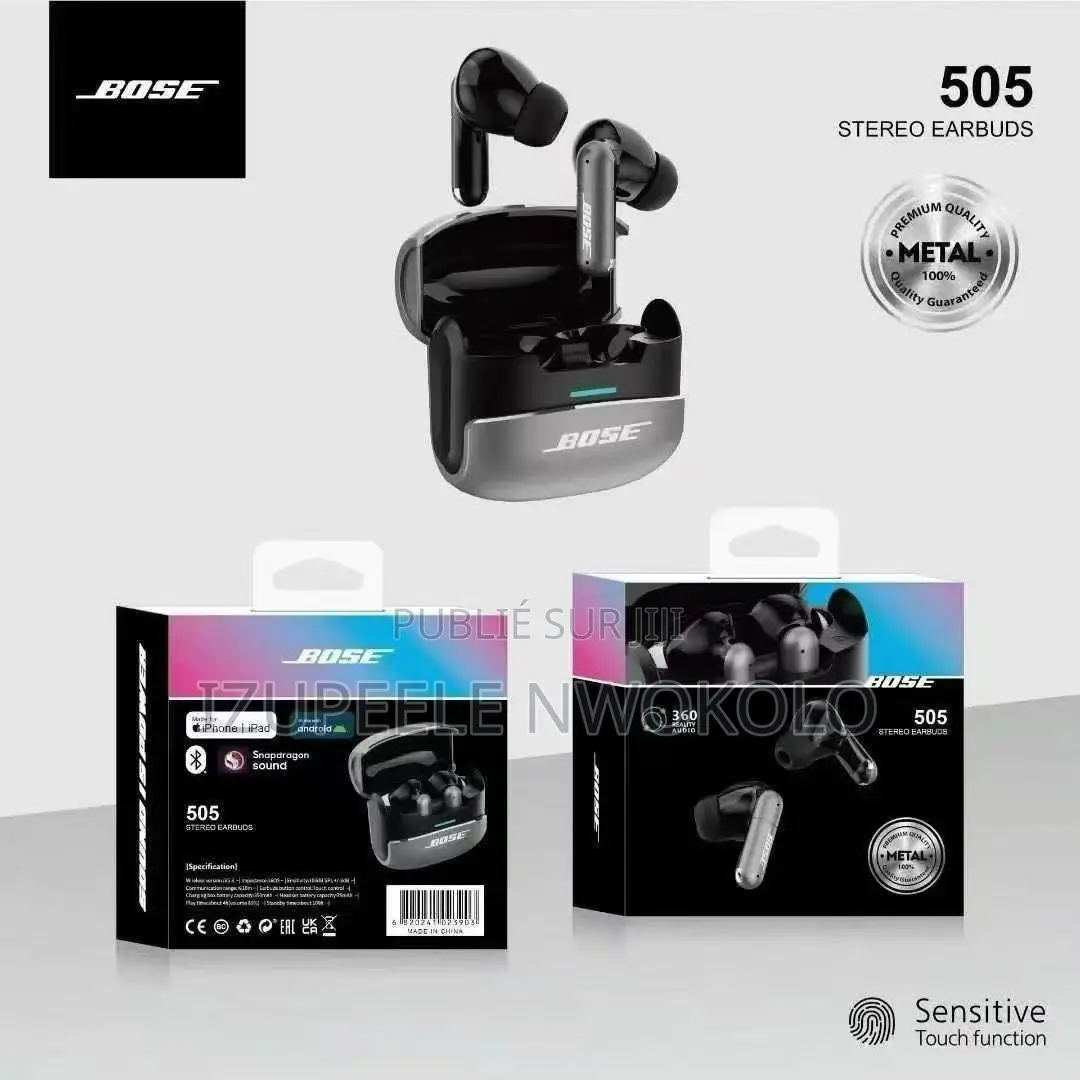 Écouteurs Bluetooth Sans Fil Bose 505 – Basses Puissantes | Neufs
