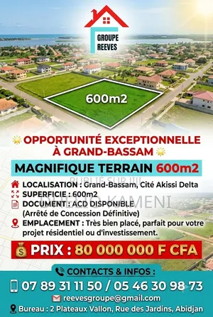 Opportunités Foncier À Grand Bassam
