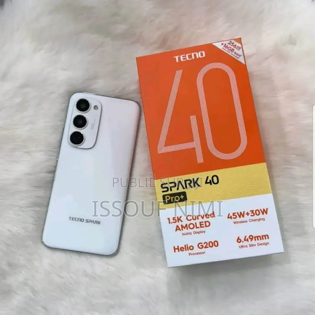 Nouveau Tecno Spark 40 Pro+ 256 GB Autre