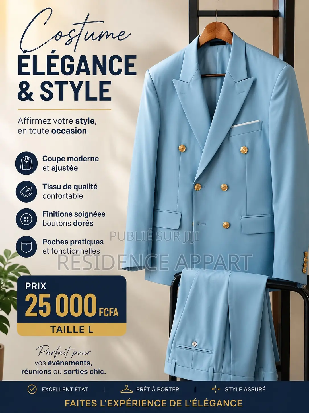 Je Vend Un Costume