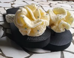 Sandales a Fleur -Collection Crochet Fait Main