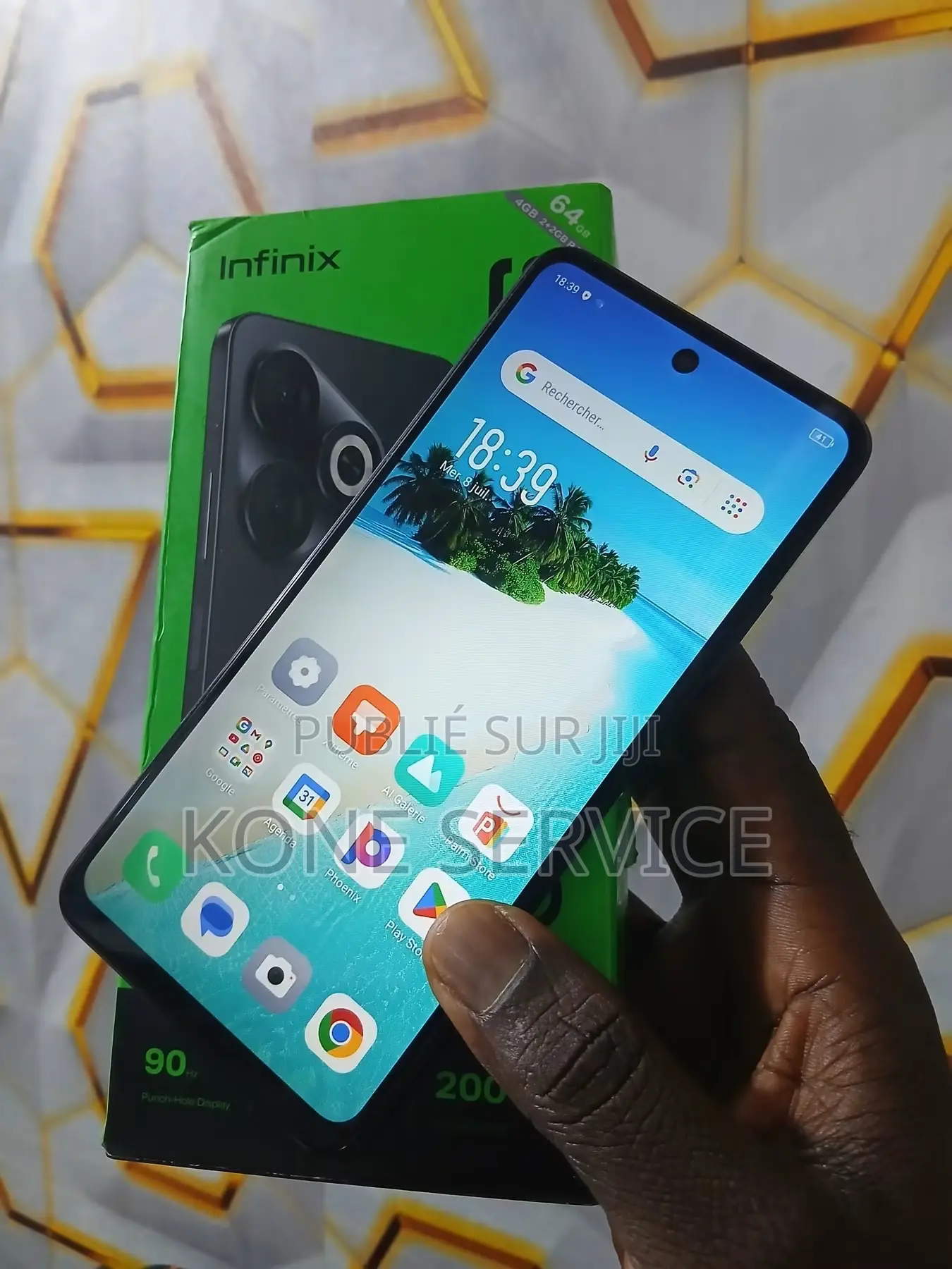 Nouveau Infinix Smart 10 64 GB Noir