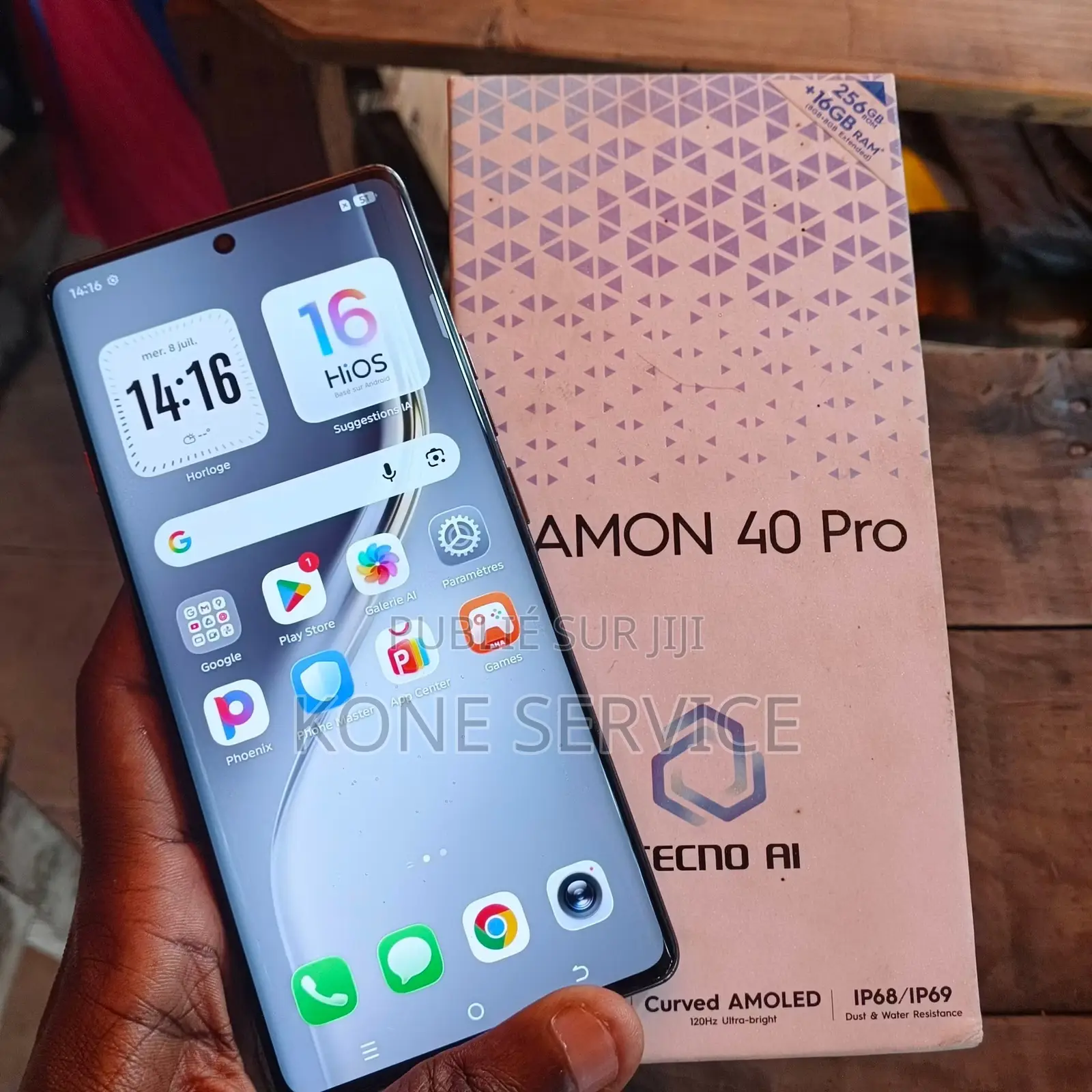 Nouveau Tecno Camon 40 256 GB Gris