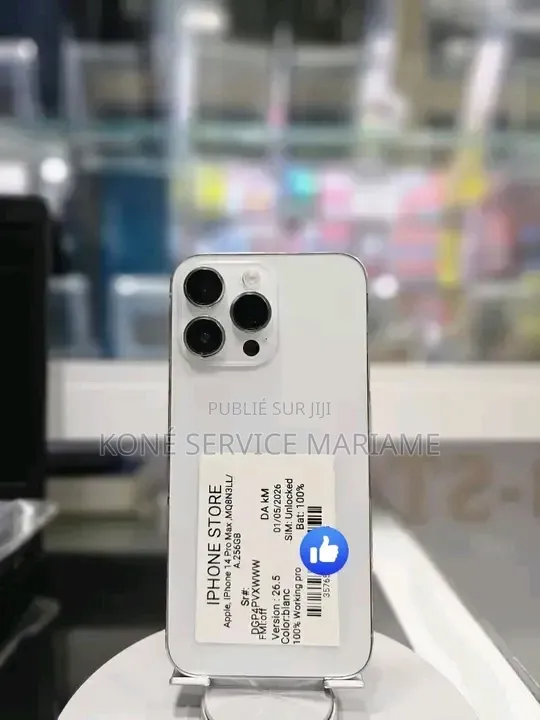 Nouveau Apple iPhone 14 Pro Max 256 GB Blanc