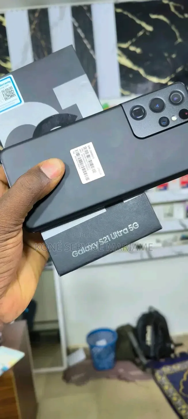 Nouveau Samsung Galaxy S21 Ultra 5G 256 GB Noir