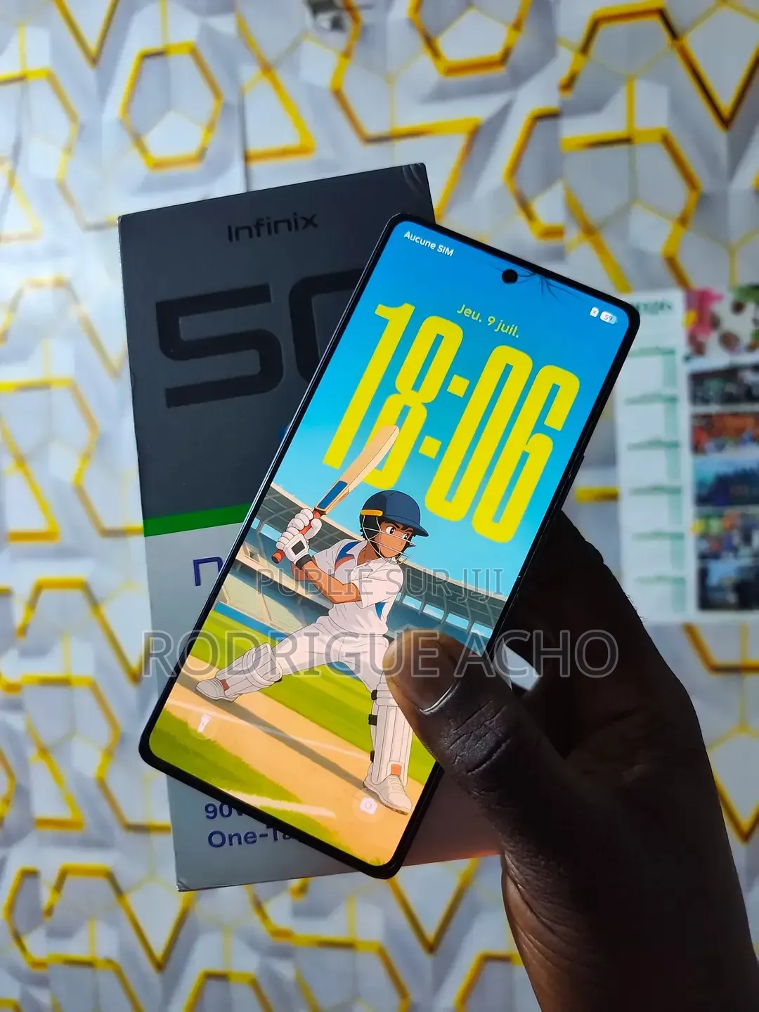 Nouveau Infinix Hot 60 Pro+ 128 GB Gris