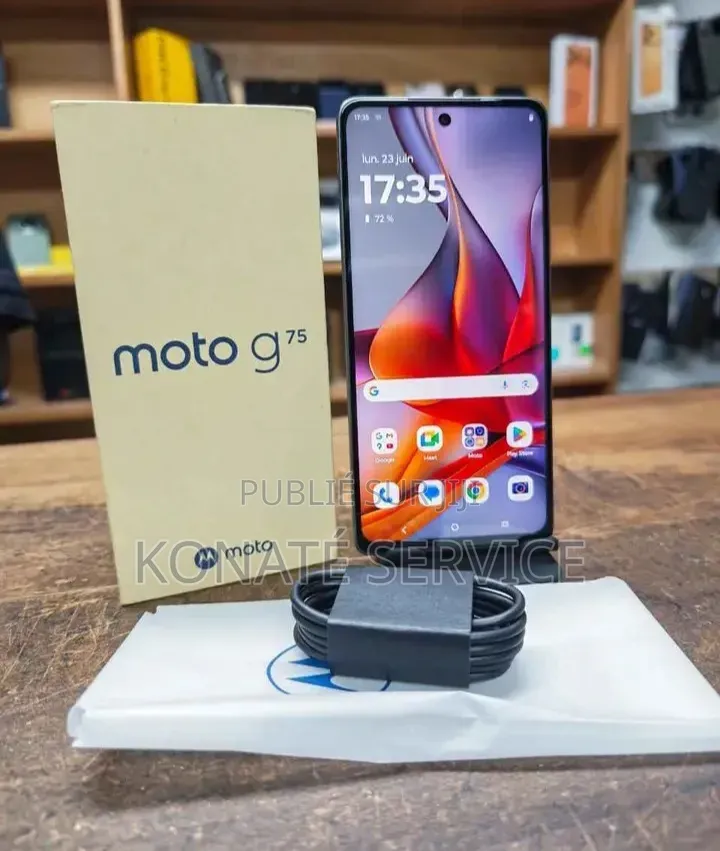 Nouveau Motorola Moto G75 256 GB Noir