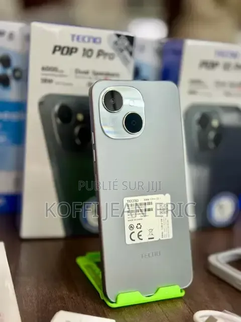 Nouveau Tecno Pop 10 128 GB Argenté
