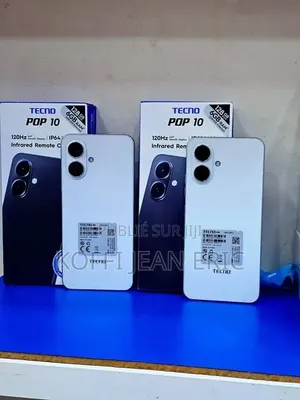 Nouveau Tecno Pop 10 64 GB Argenté