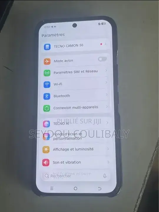 Nouveau Tecno Camon 50 Pro 256 GB Noir
