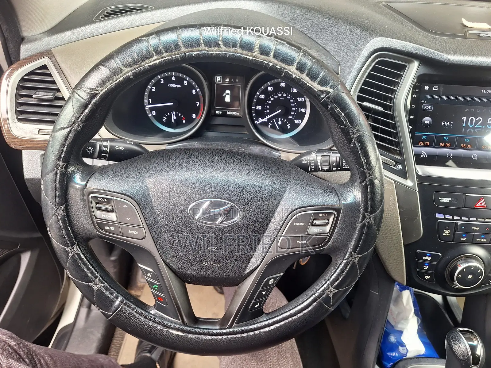 Hyundai Santa Fe 2017 Blanc