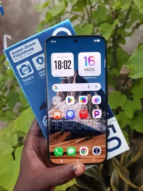 Nouveau Tecno Camon 50 Pro 256 GB Argenté