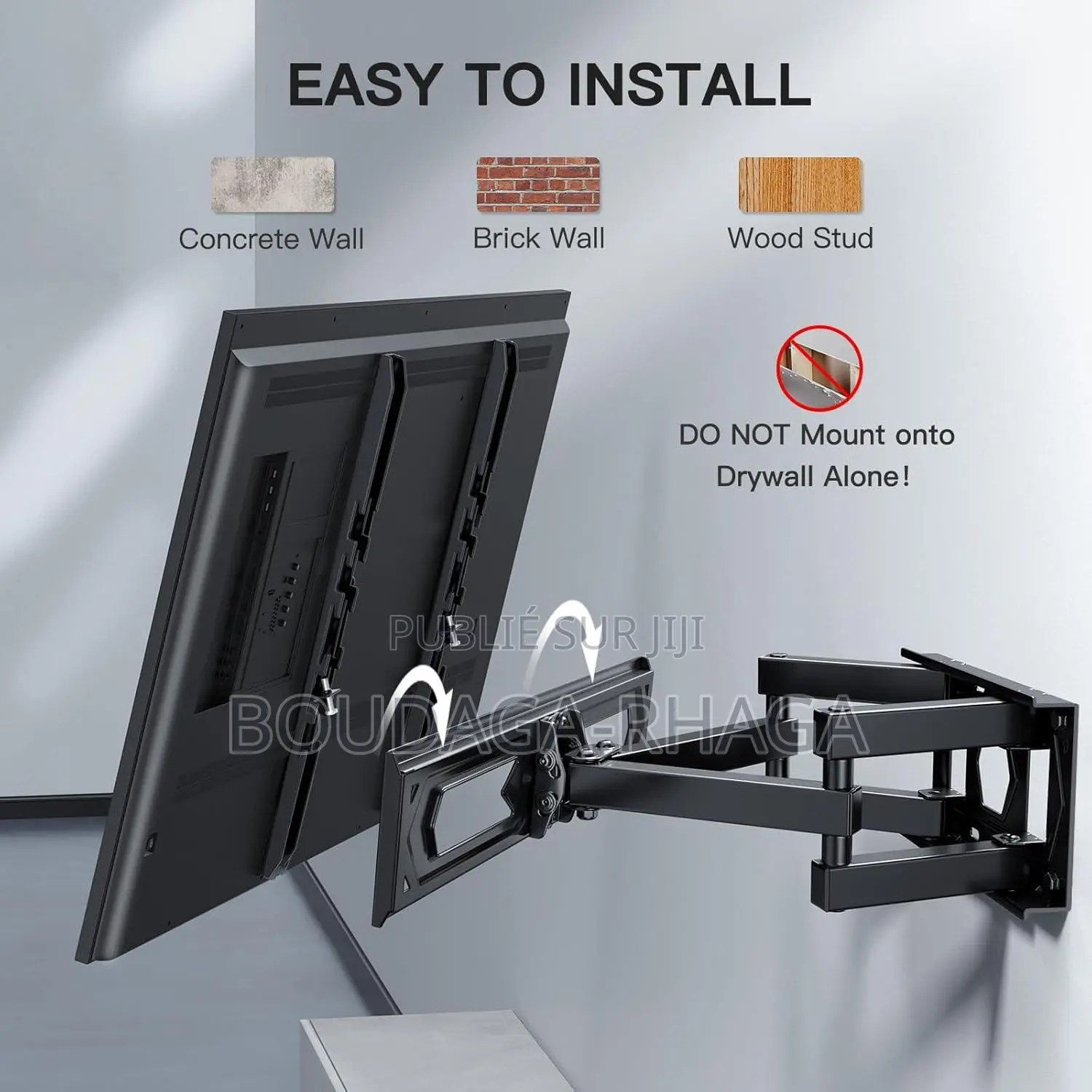 Support Mural Tv Mobile Modèle : Ym402 Au Écrans De 26" À 65" Pouce