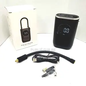 Compresseur D’Air Portable(Ballon, Vélo, Moto Et Voiture)