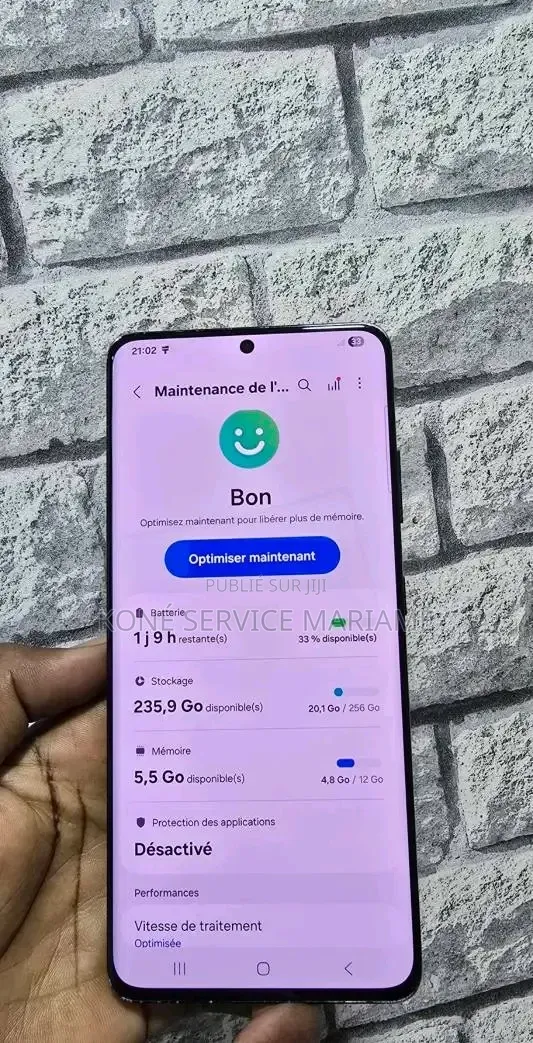 Nouveau Samsung Galaxy S21 Ultra 5G 256 GB Noir