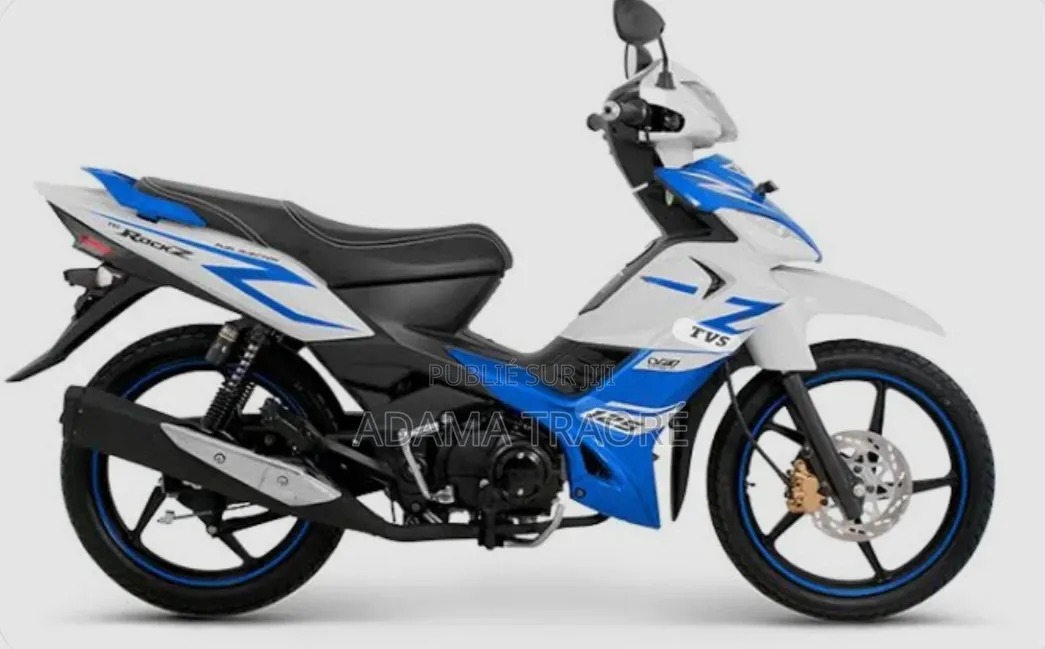Nouveau TVS Rockz 125 2024 Rouge